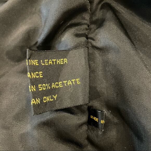 Vintage Polo Norte Black Suede Leather Fur Fringed Jacket 14 - Picture 7 of 9